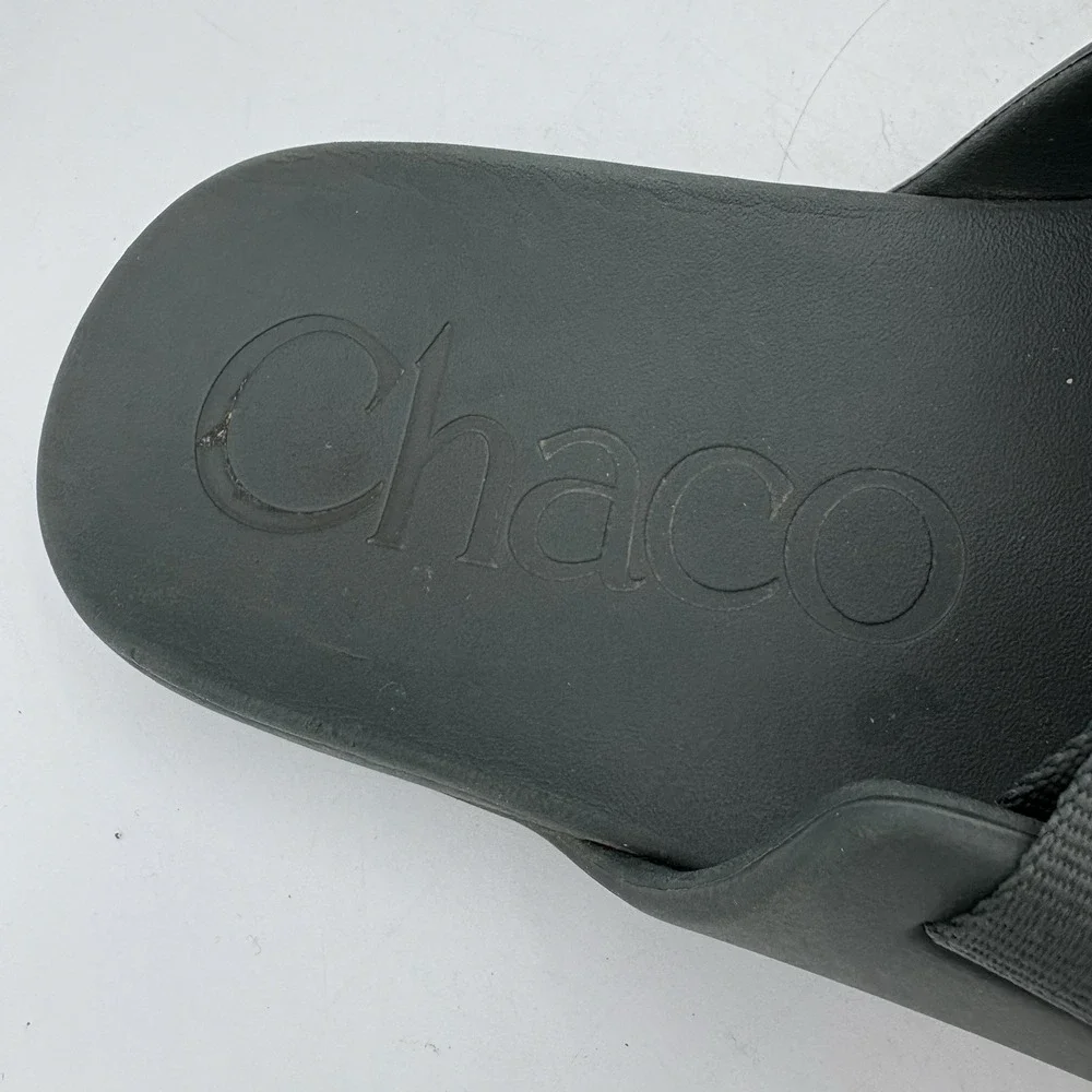 Chaco‎ Sandals Mens Size 12 Chillos Z Strap Green Slides Outdoors Hike